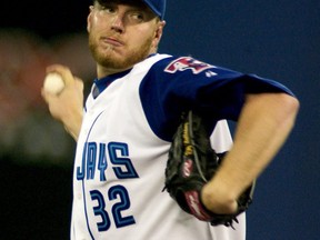 Blue Jays Roy Halladay pitches against New York Yankees in Skydome July 12, 2003.