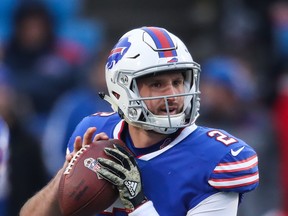 Bills rookie QB Nathan Peterman gets his first career start on Sunday. (GETTY IMAGES)