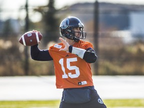Riders coach Chris Jones says watching video of Argos QB Ricky Ray is a scary exercise. (ERNEST DOROSZUK/Toronto Sun)
