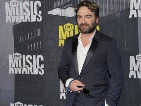 Johnny Galecki arrives at the CMT Music Awards at Music City Center on Wednesday, June 7, 2017, in Nashville, Tenn. (Photo by Sanford Myers/Invision/AP)