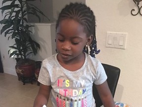 Taina Paige, 4, was found lifeless in a dumpster in Miami-Dade County on November 5, 2017.