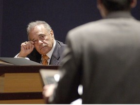 Mayor Mel Lastman on the witness stand answering the questions at the public inquiry into the city's $102-million computer leasing deal with a Mississauga firm.n/a

MEL3.page3
Zoran Bozicevic, Toronto Sun