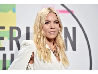 Skylar Grey poses in the press room during the 2017 American Music Awards at Microsoft Theater Nov. 19, 2017 in Los Angeles.  (Alberto E. Rodriguez/Getty Images)