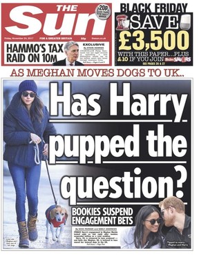 The UK Sun says a wedding announcement is imminent. THE SUN