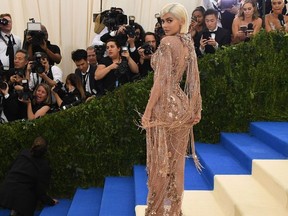 Kylie Jenner arrives for the Costume Institute Benefit on May 1, 2017, at the Metropolitan Museum of Art in New York.  / AFP PHOTO / ANGELA WEISSANGELA WEISS/AFP/Getty Images
ANGELA WEISS, AFP/Getty Images