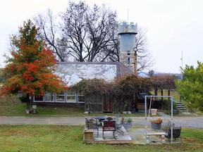 This Nov. 2, 2017 photo shows the area that houses the main room for the Subterra Airbnb located in a former underground missile silo base near Eskridge, Kan. It is the reception area and the passage way to the lower level. The Subterra Castle Airbnb opened for business about six months ago. (Thad Allton/The Topeka Capital-Journal via AP)