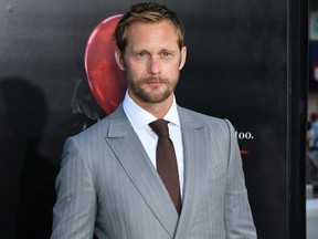 Alexander Skarsgard attends the premiere of Warner Bros. Pictures and New Line Cinema's 'It' at the TCL Chinese Theatre on September 5, 2017 in Hollywood, California. (Photo by Neilson Barnard/Getty Images)