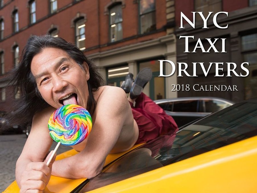 Hailing all sexy cabbies! Provocative 2018 NYC Taxi Drivers Calendar