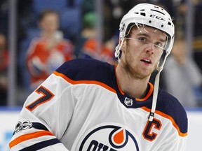 Edmonton Oilers forward Connor McDavid. (JEFFREY T. BARNES/AP)