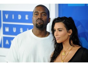 Kim Kardashian and Kanye West expecting their third baby due in January. The couple have hired a surrogate. (Ivan Nikolov/WENN.com)