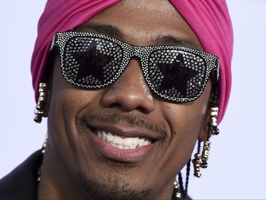 Nick Cannon arrives at the American Music Awards at the Microsoft Theater on Sunday, Nov. 19, 2017, in Los Angeles. (Photo by Jordan Strauss/Invision/AP)