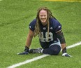 Argos linebacker Bear Woods  says he is relieved that the team's defence is all healthy for Sunday's East final. (Ernest Doroszuk/Toronto Sun/Postmedia Network)