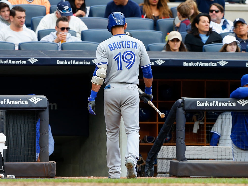 Stoeten: The absence of José Bautista more pronounced as Blue Jays