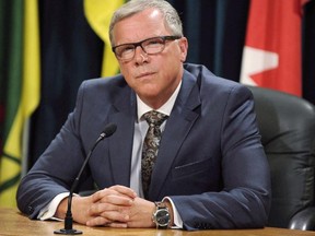 Saskatchewan Premier Brad Wall says Governor General Julie Payette should avoid denigrating or mocking faiths that believe in a creator. (Mark Taylor/The Canadian Press)