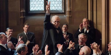 Gary Oldman as Winston Churchill in The Darkest Hour.