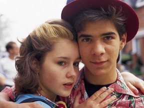 Stacie Mistysyn and Pat Mastroianni from Degrassi Junior High.