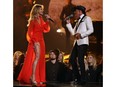 51st CMA Awards Show at Bridgestone Arena in Las Vegas, NV  Featuring: Faith Hill, Tim McGraw. Judy Eddy/WENN.com