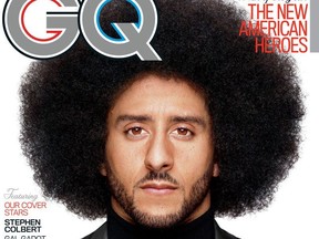 Former San Francisco 49ers quarterback Colin Kaepernick is seen on the cover of GQ Magazine as 'Citizen of the Year'. (GQ Magazine)