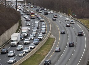 The Don Valley Parkway in Toronto on Dec. 1, 2016.