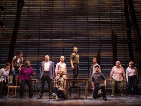 The cast from Come From Away is shown in this undated handout photo. The hit homegrown musical "Come From Away" is getting the big-screen treatment. THE CANADIAN PRESS/HO ORG XMIT: CPT126

HANDOUT PHOTO; ONE TIME USE ONLY; NO ARCHIVES; NotForResale; MANDATORY CREDIT THE CANADIAN PRESS PROVIDES ACCESS TO THIS HANDOUT PHOTO TO BE USED SOLELY TO ILLUSTRATE NEWS REPORTING OR COMMENTARY ON THE FACTS OR EVENTS DEPICTED IN THIS IMAGE. THIS IMAGE MA
Matthew Murphy,