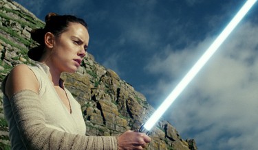 "Star Wars: The Last Jedi" begins where "The Force Awakens" left off, with Rey (Daisy Ridley) having tracked down Luke Skywalker. Walt Disney Pictures