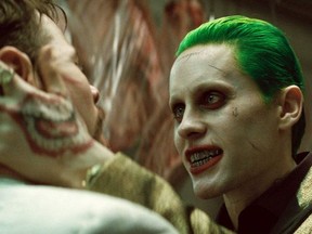 This image released by Warner Bros. Pictures shows Jared Leto in a scene from "Suicide Squad." (Warner Bros. Pictures via AP)