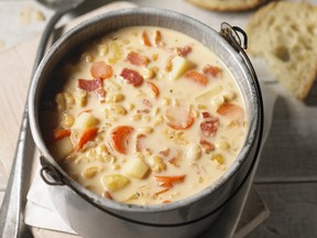 Soup recipes from Foodland Ontario
Soup
Smokey Bean and Bacon Chowder
