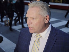 Former city councillor Doug Ford, who's running for mayor next year, opposes the King St. pilot project.