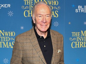 Christopher Plummer attends 'The Man Who Invented Christmas' New York screening at Florence Gould Hall on November 12, 2017 in New York City. (Photo by Dia Dipasupil/Getty Images)