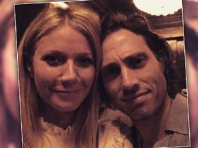 Gwyneth Paltrow and Brad Falchuk are seen together in this Instagram photo.