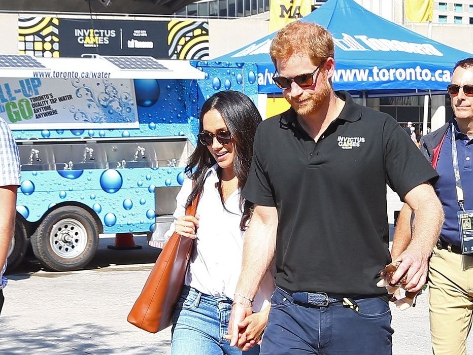 Prince Harry and Meghan Markle at Nathan Phillps Square during the Invictus games wheelchair tennis on September 25, 2017. (Dave Abel/Toronto Sun) Prince Harry and Meghan Markle at Nathan Phillps Square during the Invictus games wheelchair tennis on September 25, 2017. (Dave Abel/Toronto Sun)