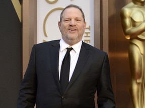 In this March 2, 2014 file photo, Harvey Weinstein arrives at the Oscars in Los Angeles.  (Jordan Strauss/Invision/AP, File)