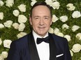 FILE - In this June 11, 2017, file photo, Kevin Spacey arrives at the 71st annual Tony Awards at Radio City Music Hall in New York. The Maryland-based production crew for "House of Cards" will continue to get paid for at least another two weeks. The show has been on hiatus since October, when allegations of sexual harassment surfaced against Spacey. Netflix and Media Rights Capital recently announced that Spacey had been fired. (Photo by Evan Agostini/Invision/AP, File)