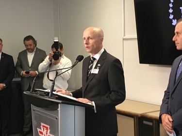 TTC CEO Andy Byford announces he is leaving Toronto next month on Tuesday, Nov. 21, 2017. Kevin Connor/Toronto Sun