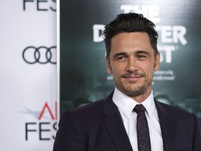 This file photo taken on November 12, 2017 shows actor/director James Franco attends The Disaster Artist Centerpiece Gala Presentation during AFI Film Festival in Hollywood, California. (VALERIE MACON/AFP/Getty Images)