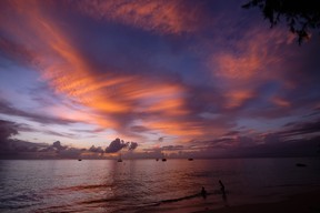 You canât beat the sunsets on the west coast of Barbados, where youâll find a series of lovely resorts and gentle water thatâs great for kids. JIM BYERS PHOTO