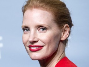 This file photo taken on September 9, 2017 shows actress Jessica Chastain attending a press conference for "Molly's Game" during the 2017 Toronto International Film Festival at TIFF Bell Lightbox in Toronto. Chastain says she wants to end for good the code of silence surrounding sexual misconduct in Hollywood, and offer a sounding board for its victims, after an avalanche of accusations felled some of Tinseltown's most powerful figures. (VALERIE MACON/AFP/Getty Images)