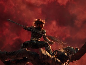 JASON MOMOA as Aquaman in Warner Bros. Pictures' action adventure