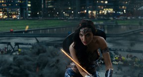 GAL GADOT as Wonder Woman in Warner Bros. Pictures' action adventure