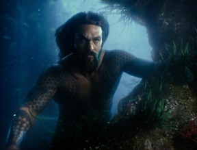 JASON MOMOA as Aquaman in Warner Bros. Pictures' action adventure