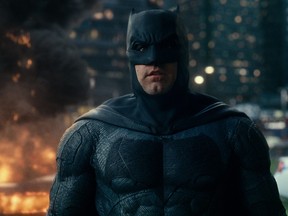 BEN AFFLECK as Batman in Warner Bros. Pictures' action adventure "JUSTICE LEAGUE," a Warner Bros. Pictures release.