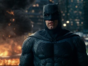 BEN AFFLECK as Batman in Warner Bros. Pictures' action adventure "JUSTICE LEAGUE," a Warner Bros. Pictures release.