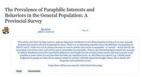 One of the many comments disgraced educator Ben Levin, former Ontario deputy education minister, has posted online with academic studies on pornography.