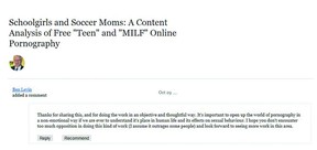 One of the many comments disgraced educator Ben Levin, former Ontario deputy education minister, has posted online with academic studies on pornography.