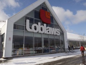 A Loblaws store is seen March 9, 2015 in Montreal. Loblaw Companies Ltd. announced Wednesday, Nov. 15, 2017 it is planning to close 22 unprofitable stores. (Ryan Remiorz/The Canadian Press/Files)