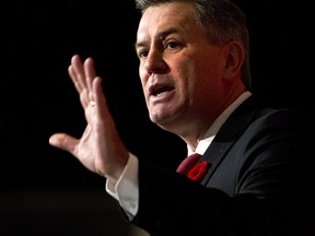 Tim Leiweke, president and CEO of Maple Leaf Sports and Entertainment, speaks to The Empire Club of Canada in Toronto on Tuesday, Oct. 29, 2013. THE CANADIAN PRESS/Nathan Denette