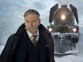Kenneth Branagh in a scene from, "Murder on the Orient Express."