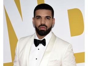 Drake

FILE - In this June 26, 2017 file photo, Canadian rapper Drake arrives at the NBA Awards in New York. Drake has not submitted his latest album, "More Life," for consideration at the 2018 Grammy Awards. A person close to the nomination process, who spoke on the condition of anonymity because the person was not allowed to publicly talk about the topic, said the multi-platinum rapper did not submit "More Life" for album of the year or best rap album. The person also said Drake did not submit any of the songs from the album to categories like song of the year, record of the year or best rap song. (Photo by Evan Agostini/Invision/AP, File) ORG XMIT: NYET499

062617120307, 21334631, JUNE 26, 2017 FILE PHOTO.
Evan Agostini, Evan Agostini/Invision/AP
