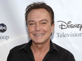 In this Aug. 8, 2009, file photo, actor-singer David Cassidy arrives at the ABC Disney Summer press tour party in Pasadena, Calif. Former teen idol Cassidy of "The Partridge Family" fame has died at age 67, publicist said Tuesday, Nov. 21, 2017. (AP Photo/Dan Steinberg, File)