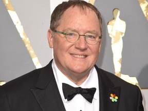 In this Feb. 28, 2016 file photo, Pixar co-founder and Walt Disney Animation chief John Lasseter arrives at the Oscars in Los Angeles. Lasseter is taking a six-month leave of absence citing "missteps" with employees. (Dan Steinberg/Invision/AP, File)